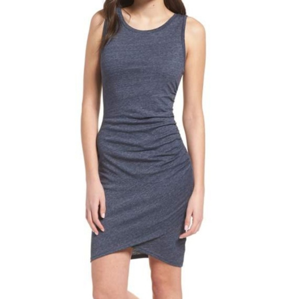 Tildon Navy Midi Dress